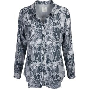 Reel Legend Long Sleeve Button Down Shirt Womens Size XL
